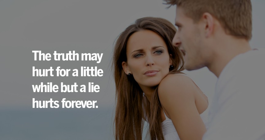 lies hurts forever
